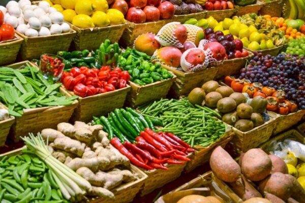 fruits and vegetables organic