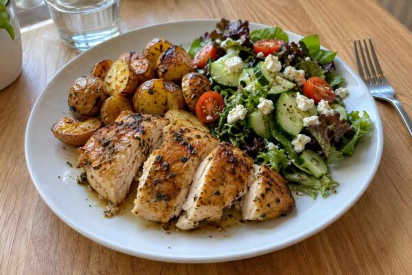 Fueled & Free e-cookbook cover — free gluten-free, high-protein recipe collection